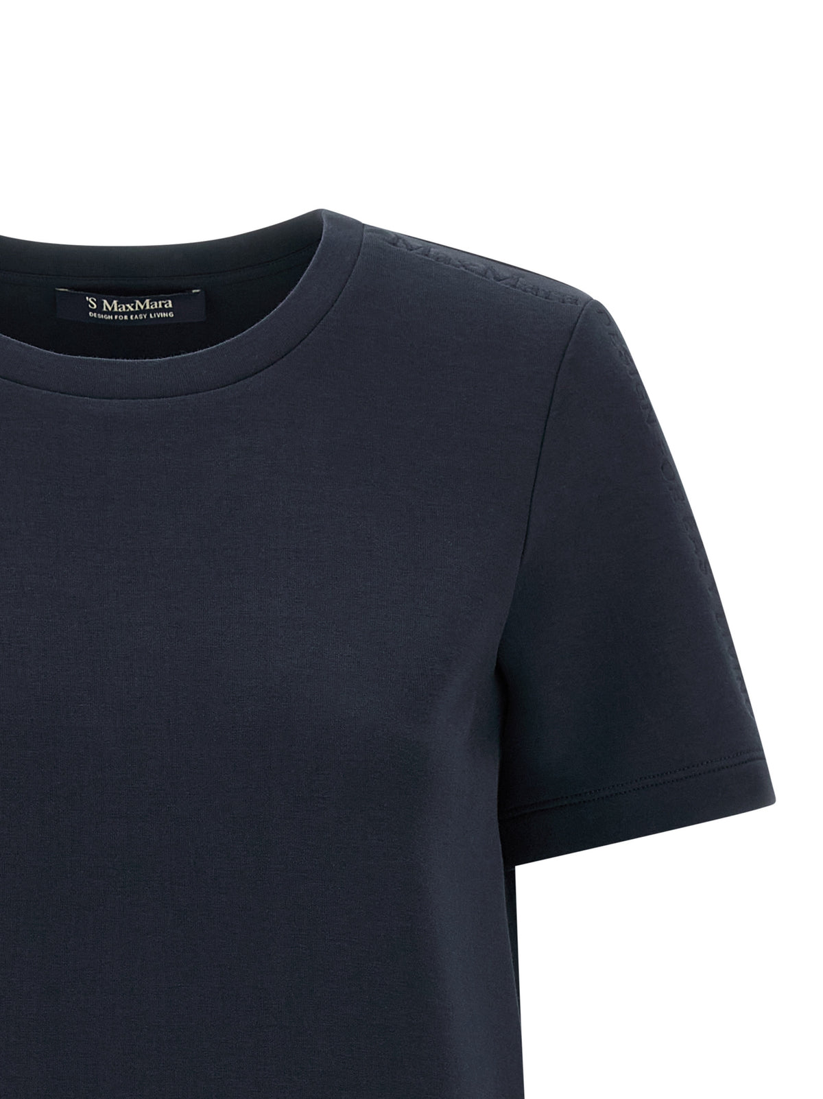 T-shirt bleu en coton «S Max Mara»