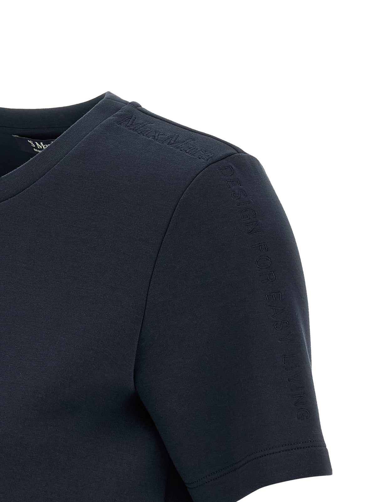 T-shirt bleu en coton «S Max Mara»