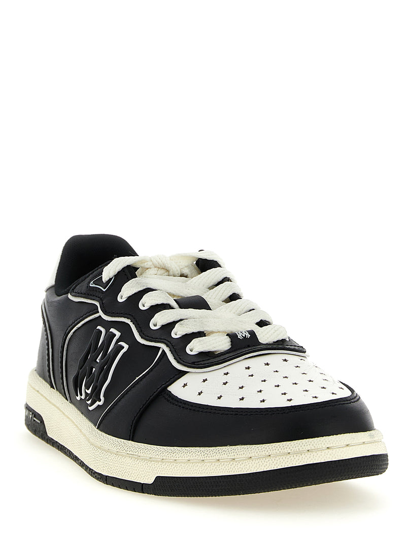Baskets basses Amiri bicolores en cuir de bovin