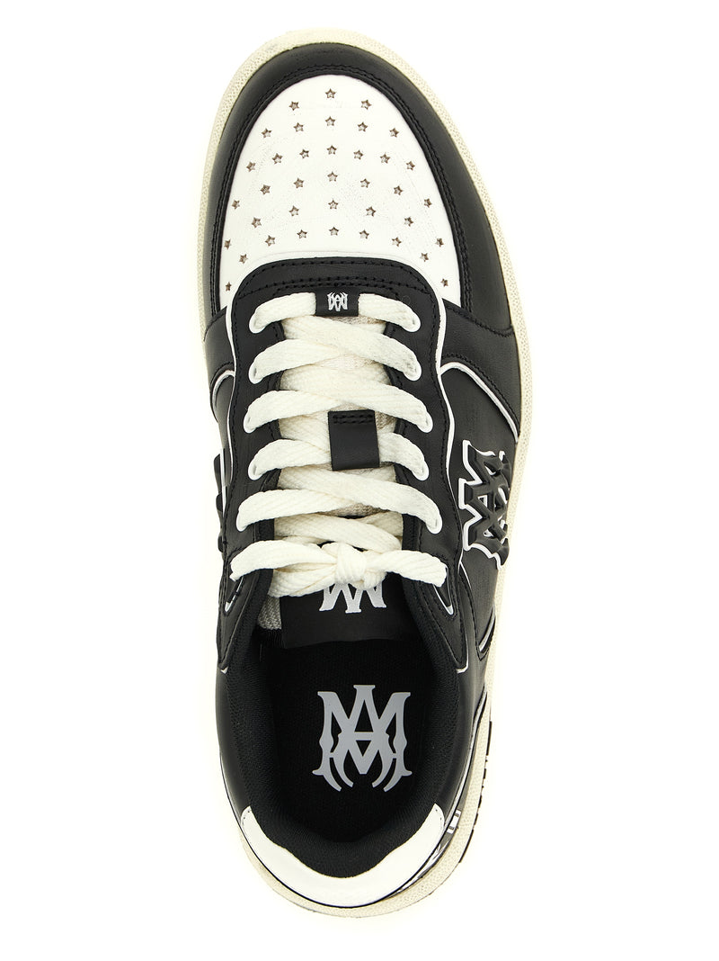 Baskets basses Amiri bicolores en cuir de bovin