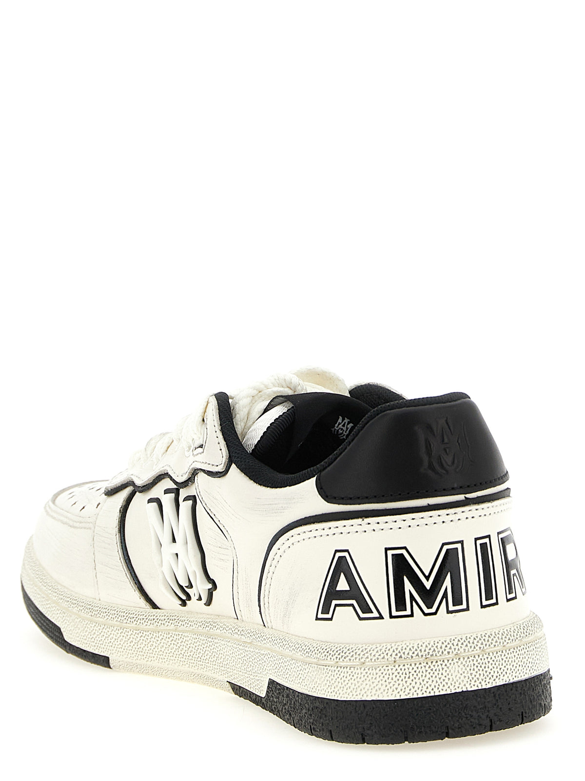 Amiri Newport Bicolor Bovine Leather Low Top Sneakers