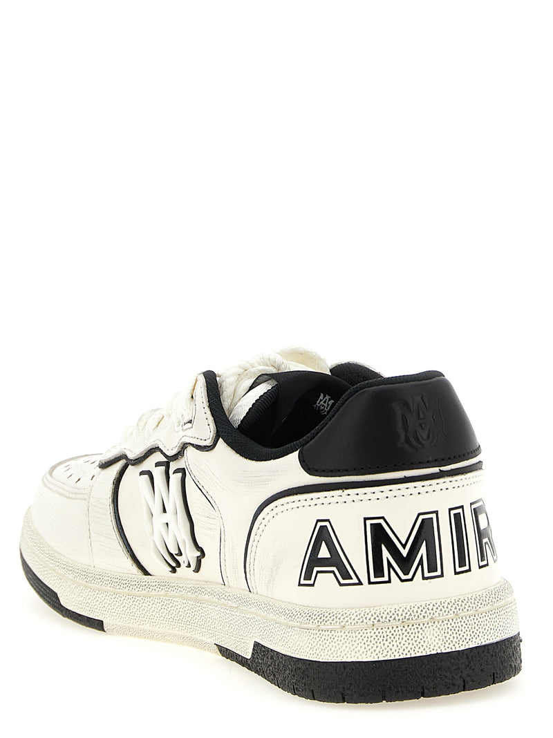 Amiri Newport Bicolor Bovine Leather Low Top Sneakers