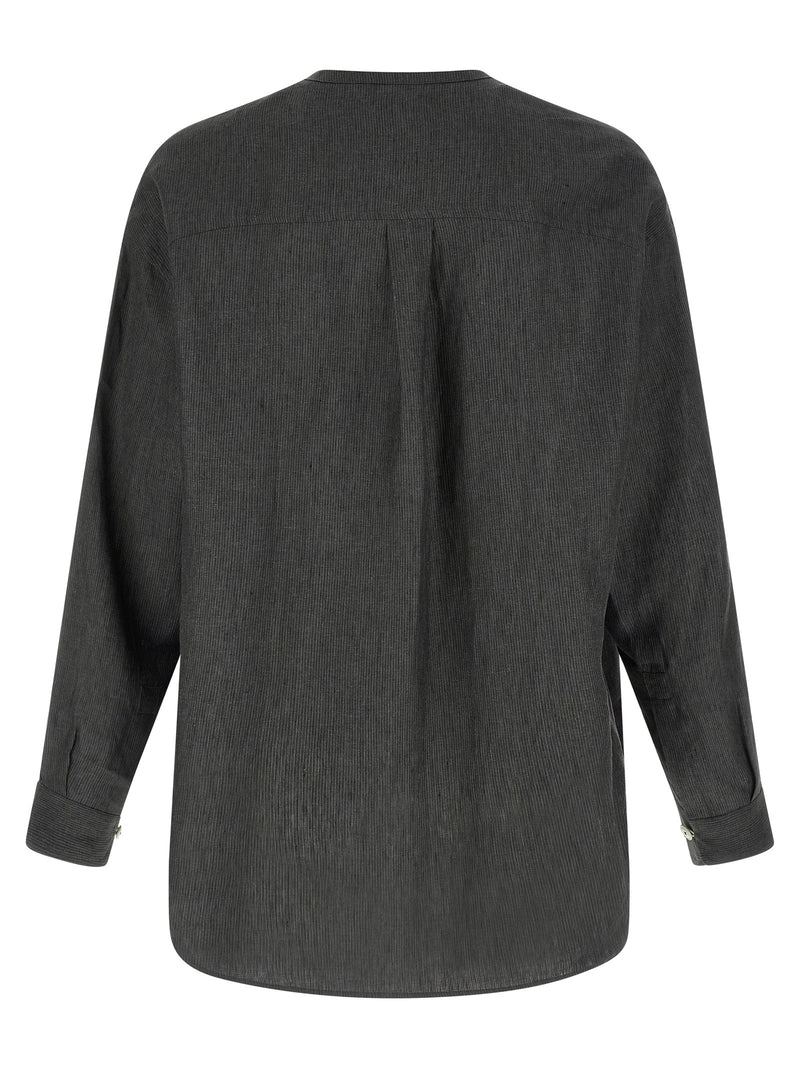 Chemisier Jacquemus en lin gris