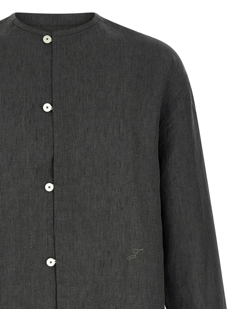 Chemisier Jacquemus en lin gris
