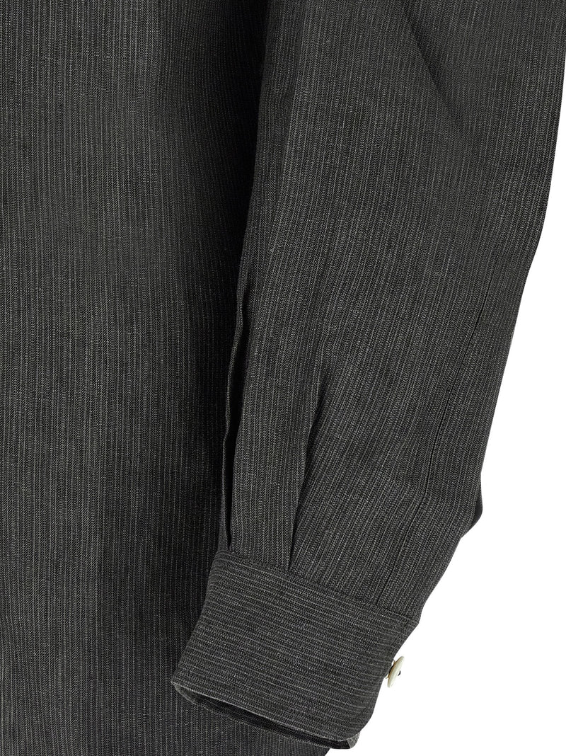 Chemisier Jacquemus en lin gris