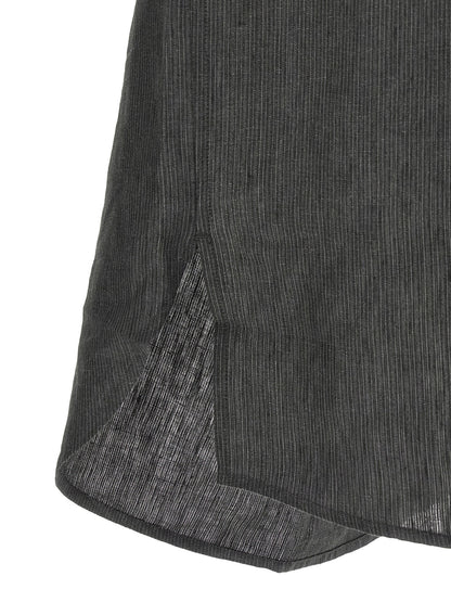 Jacquemus Gray Linen Blouse