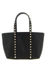 Sac cabas Valentino Garavani en veau noir