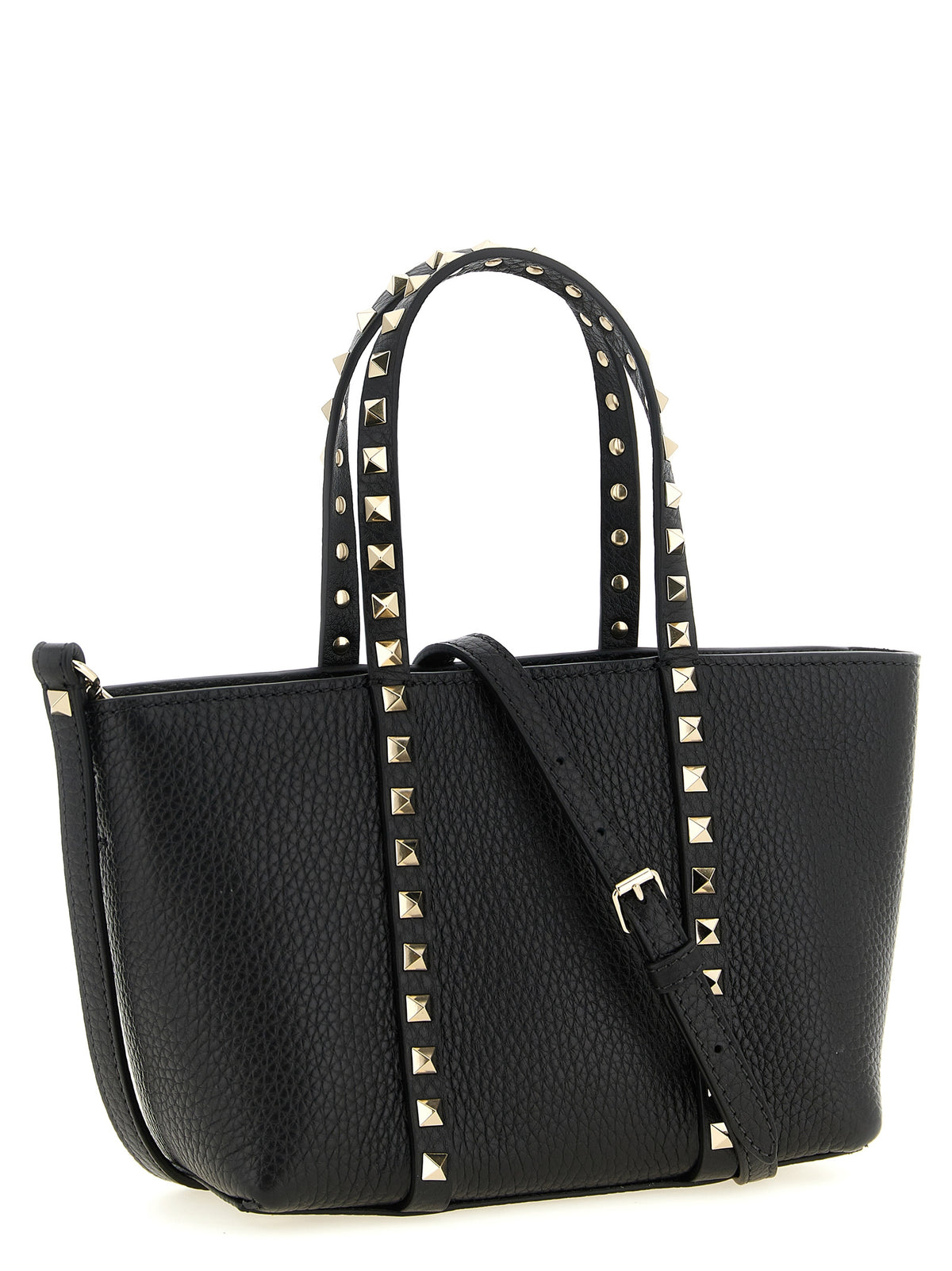 Sac cabas Valentino Garavani en veau noir
