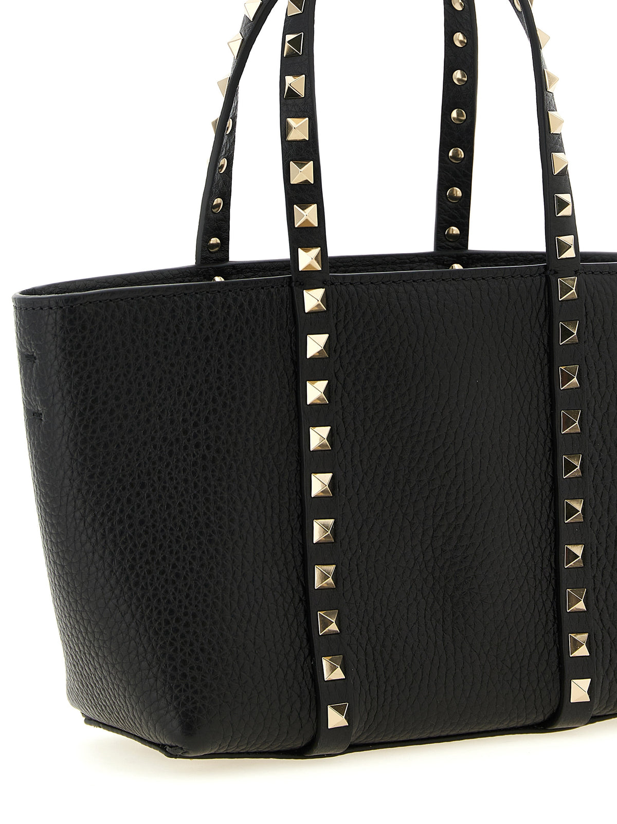 Sac cabas Valentino Garavani en veau noir