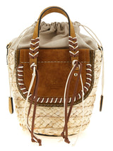 CUBA LAB Beige Pantograph Handbag - Sustainable Style