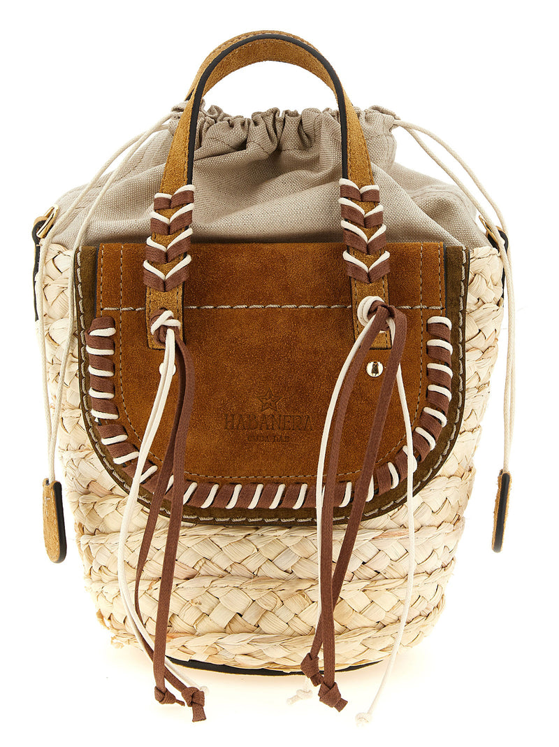 CUBA LAB Beige Pantograph Handbag - Sustainable Style