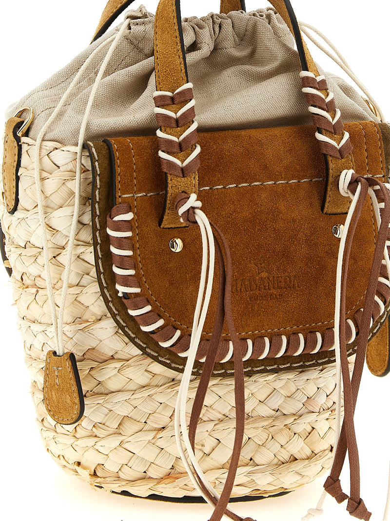 CUBA LAB Beige Pantograph Handbag - Sustainable Style