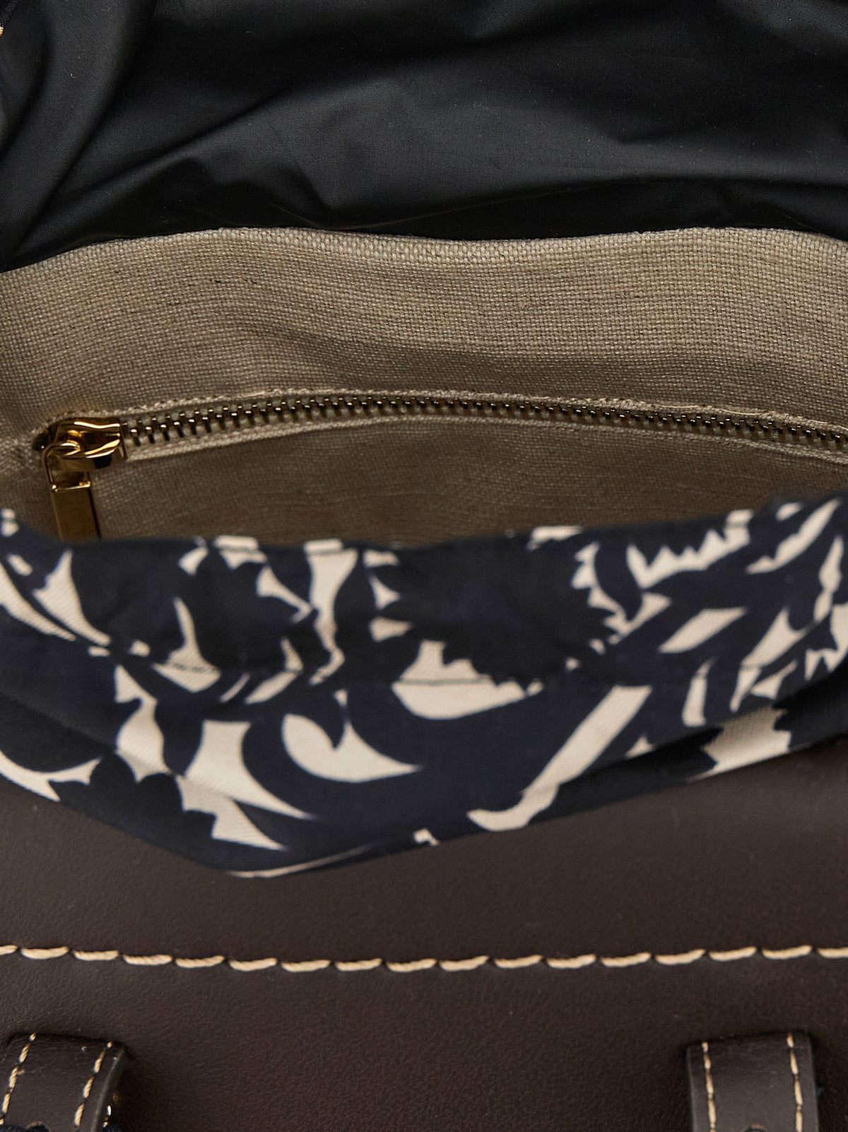 CUBA LAB Black Pantograph Handbag - Habanera Silk Collection