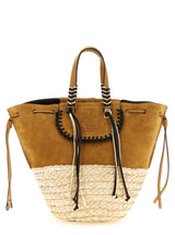 CUBA LAB Beige Leather Tote Bag - Sustainable Luxury