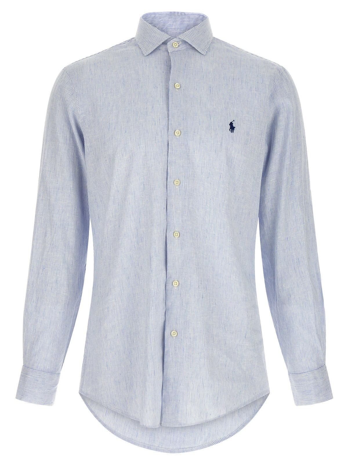 Polo Ralph Lauren Blue Linen Blouse