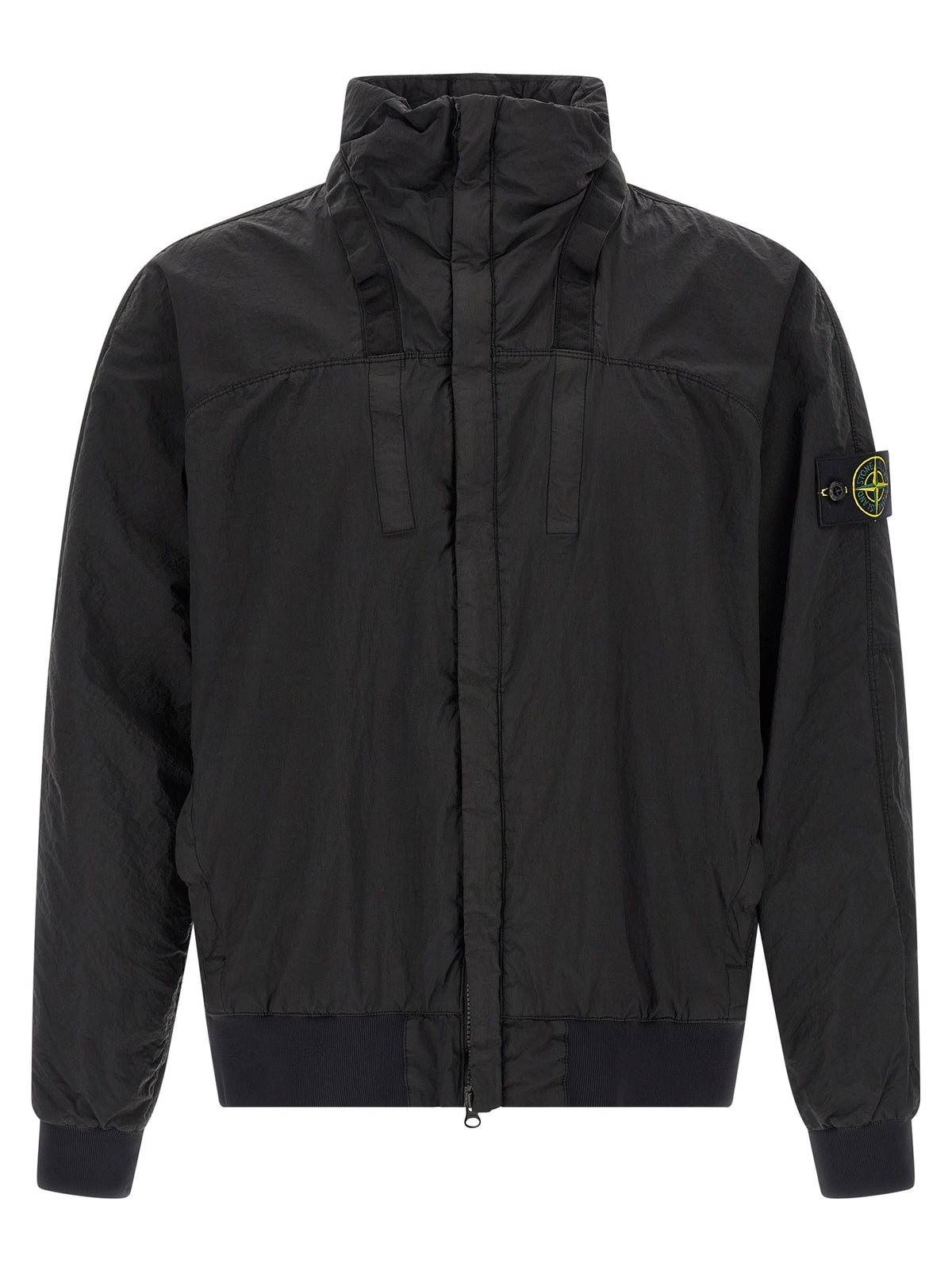 Blouson Stone Island en polyamide noir