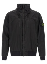 Blouson Stone Island en polyamide noir