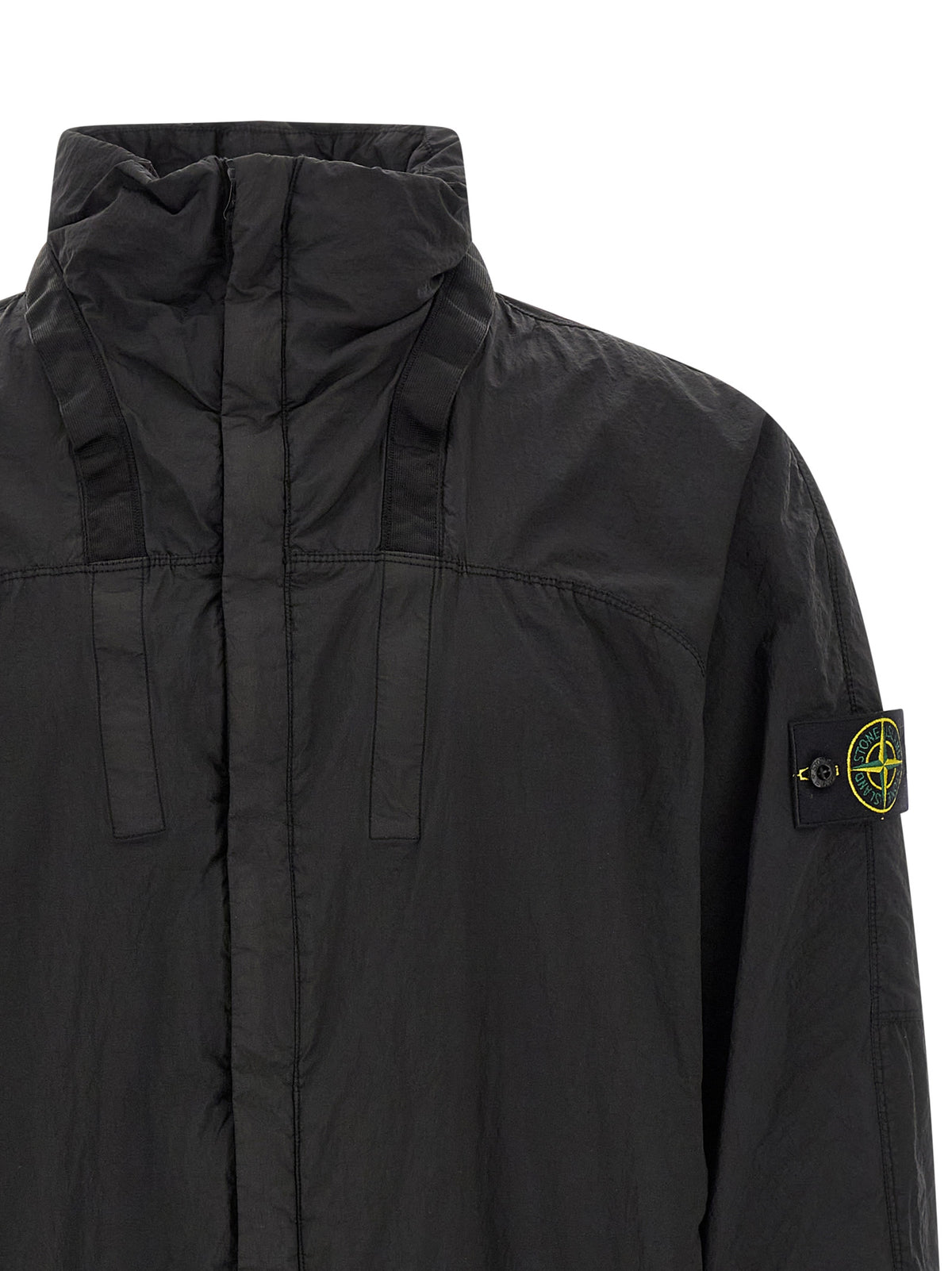 Blouson Stone Island en polyamide noir