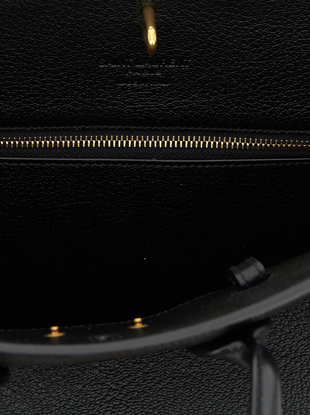 Sac à main Saint Laurent en chevreau noir