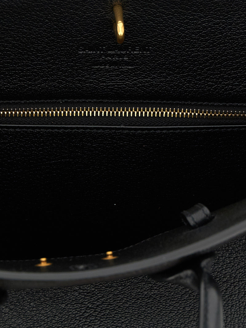 Sac à main Saint Laurent en chevreau noir