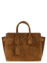 Sac à main Saint Laurent en cuir de veau marron