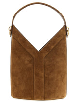 Sac bandoulière Saint Laurent en veau marron