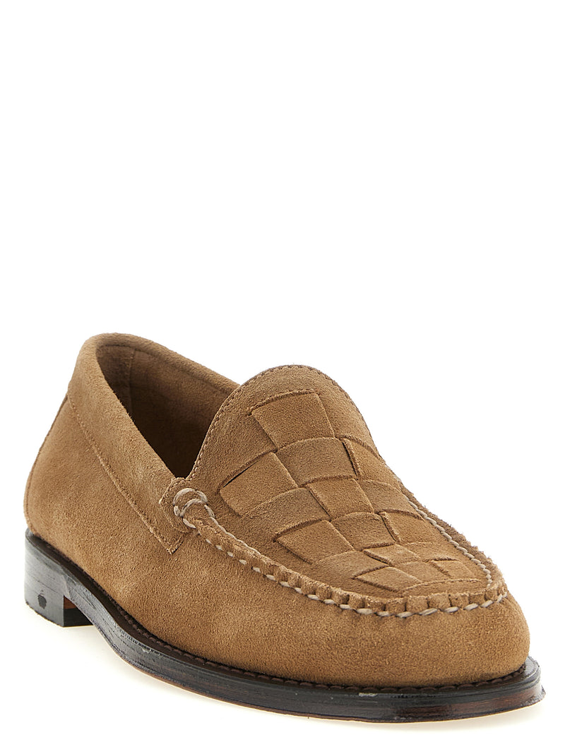 G.H. BASS Weejuns Beige Cowhide Slip-On Loafers for Men