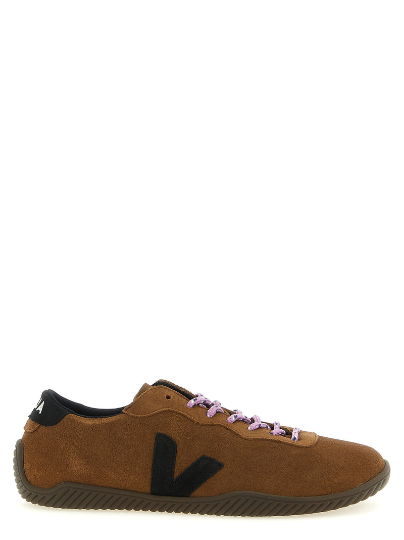 Veja Brown Calfskin Low Top Sneakers - Jitsu Model