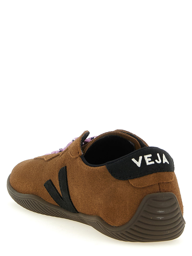 Veja Brown Calfskin Low Top Sneakers - Jitsu Model
