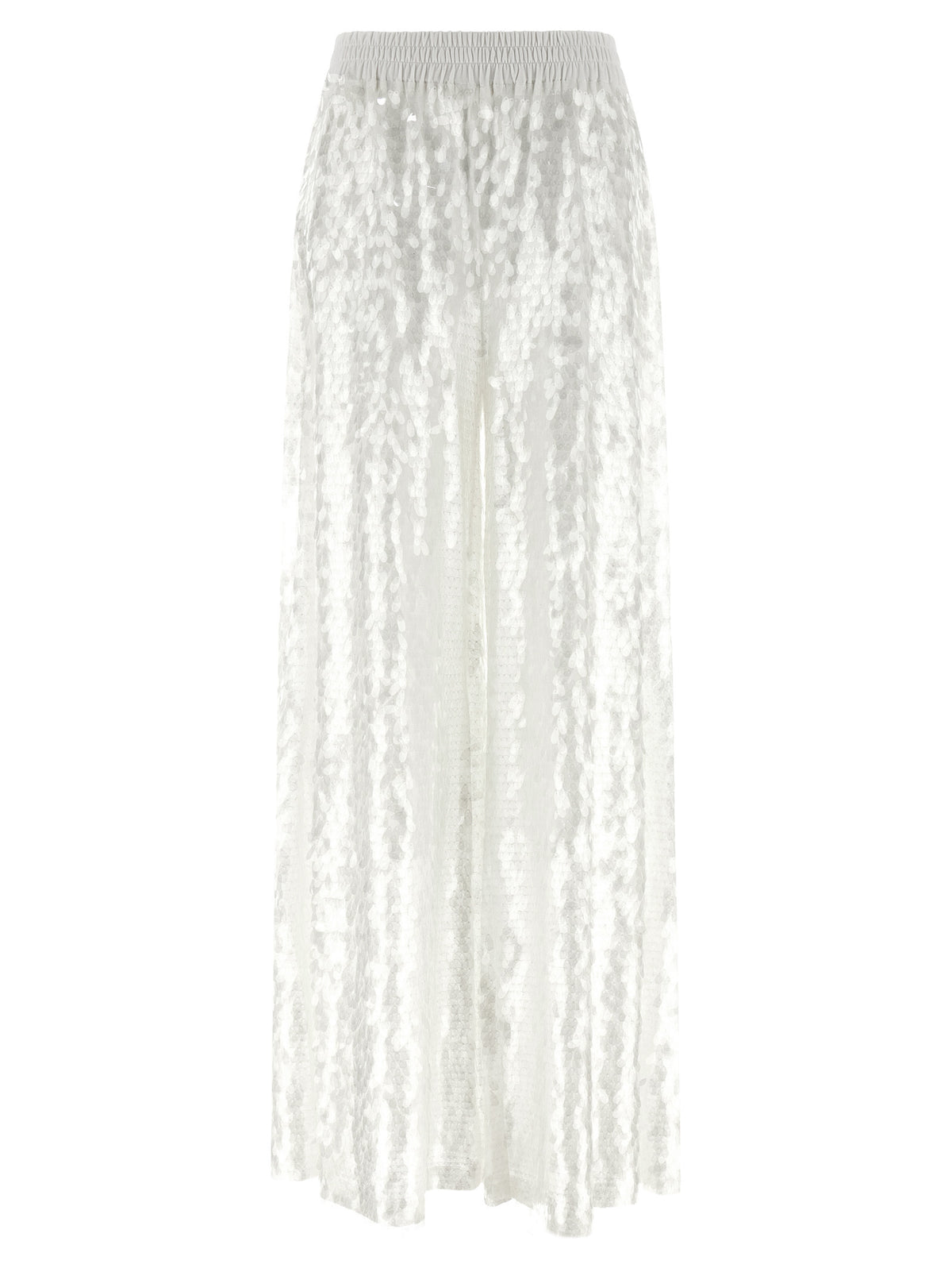 Pantalon décontracté Norma Kamali en nylon blanc