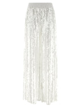 Pantalon décontracté Norma Kamali en nylon blanc