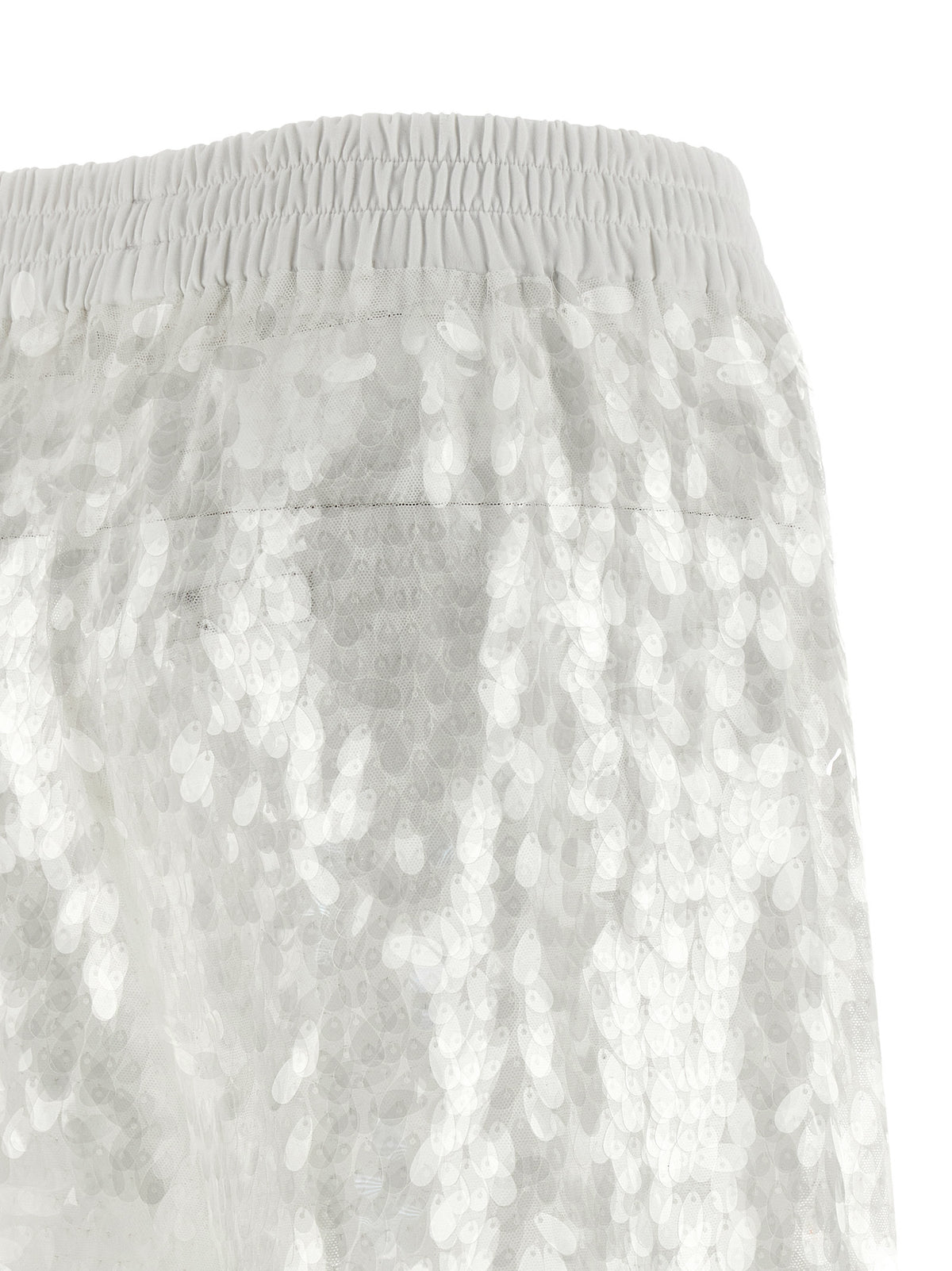Pantalon décontracté Norma Kamali en nylon blanc