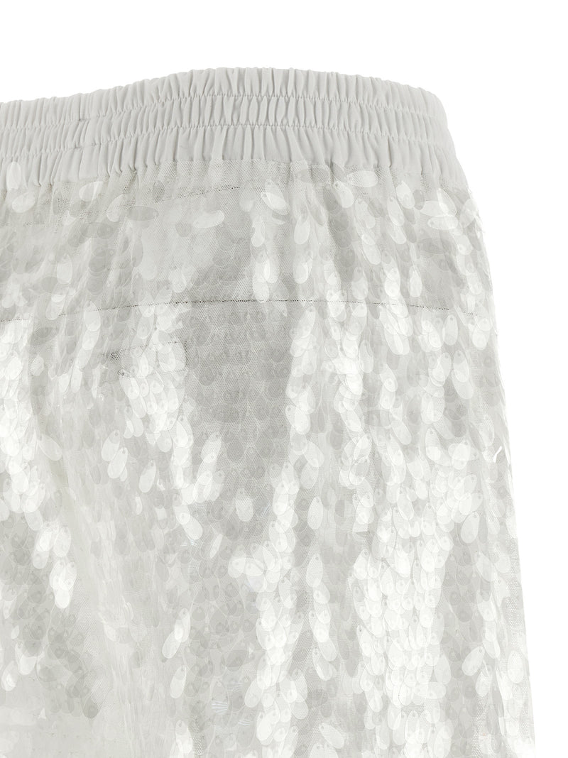 Norma Kamali White Nylon Casual Pants