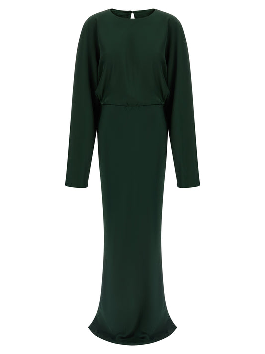 Norma Kamali Bicolor Polyester Long Dress