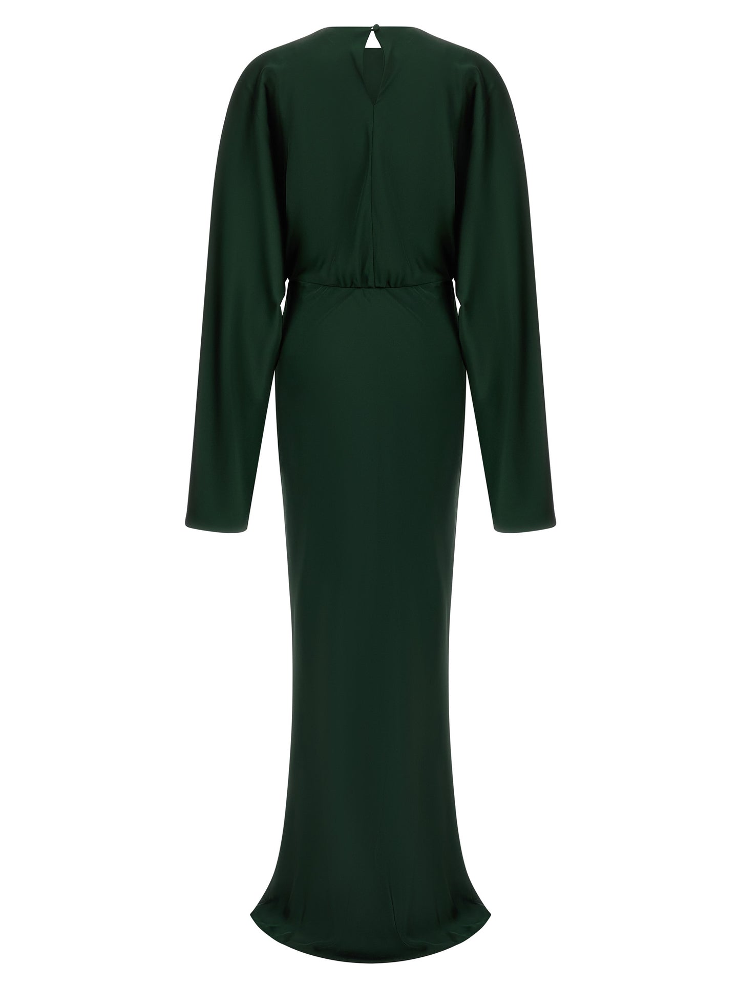 Norma Kamali Bicolor Polyester Long Dress