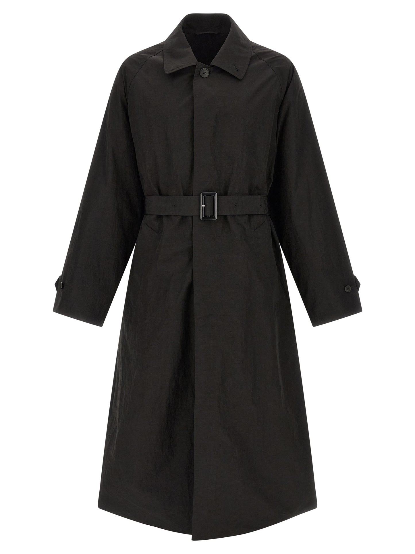SSSTEIN Black Polyester Coat
