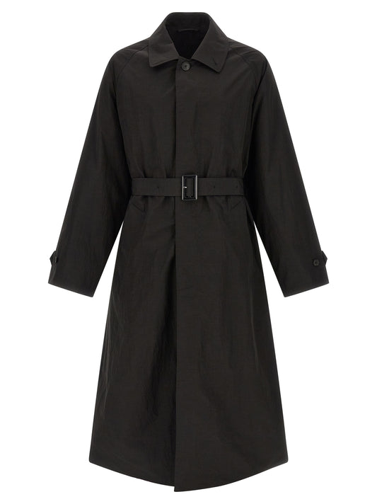 SSSTEIN Black Polyester Coat