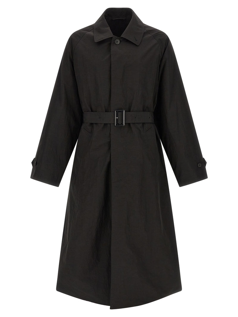 SSSTEIN Black Polyester Coat