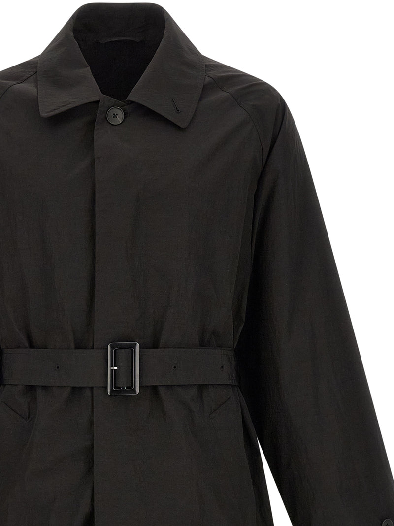 SSSTEIN Black Polyester Coat