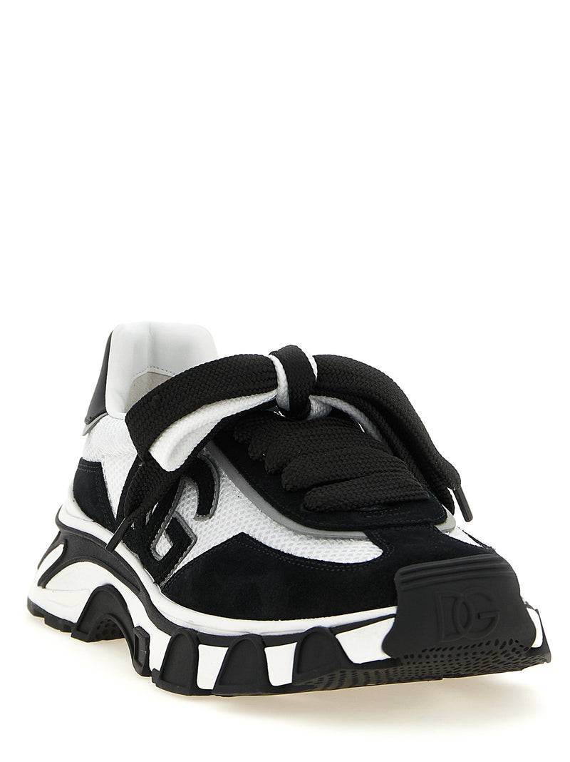 Dolce & Gabbana DG Country Road Bicolor Athletic Sneakers