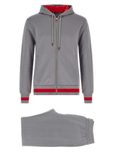 Kiton Gray Cotton Sweatsuit