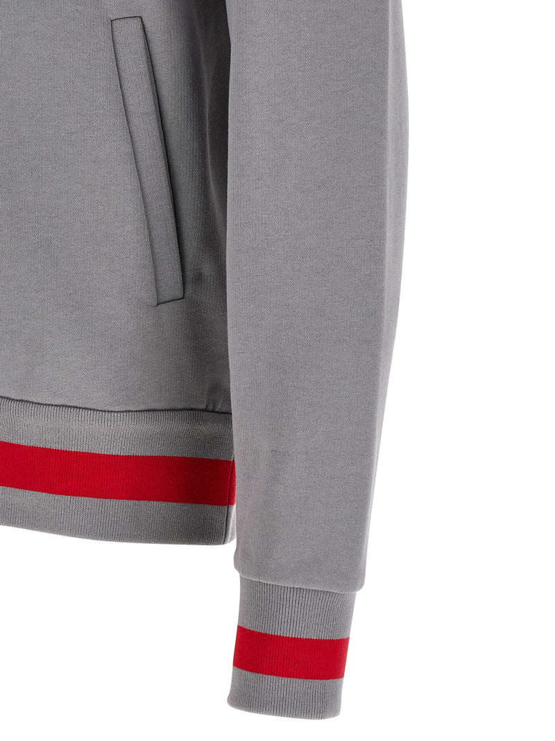 Kiton Gray Cotton Sweatsuit for Men