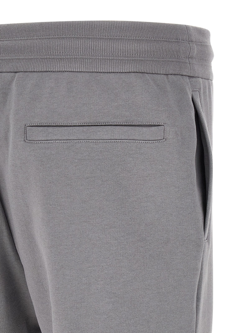 Kiton Gray Cotton Sweatsuit for Men