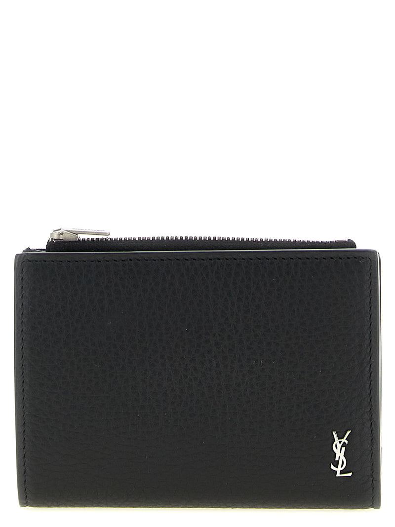Saint Laurent Black Calfskin Wallet