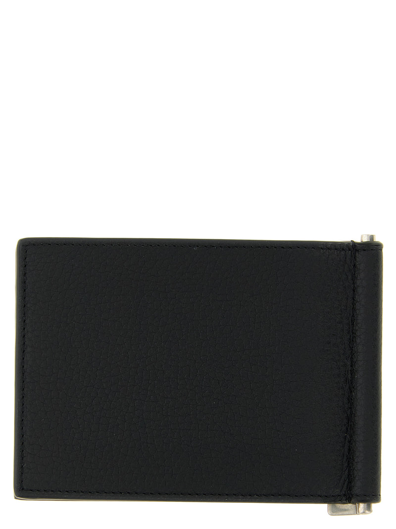 Saint Laurent Black Calfskin Money Clip