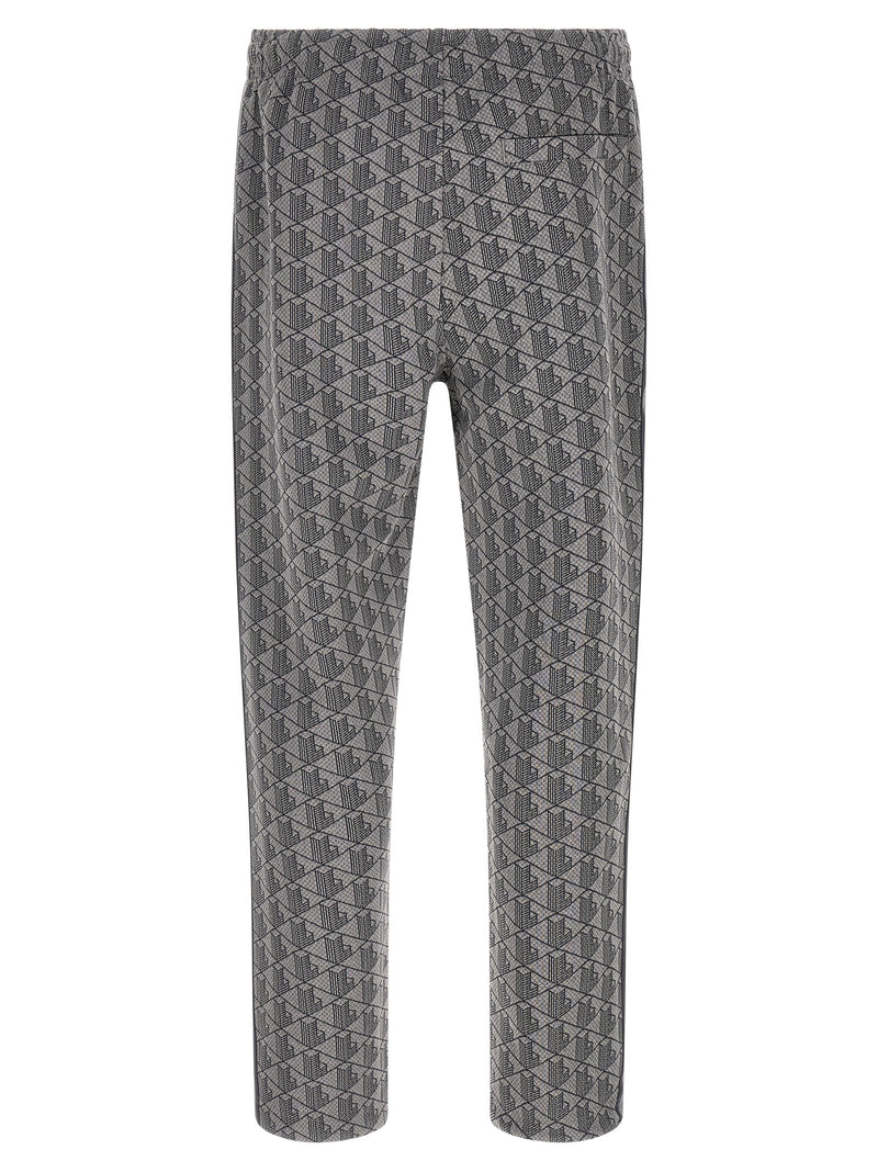 Lacoste Gray Polyester Joggers - Luxury Athleisure Wear