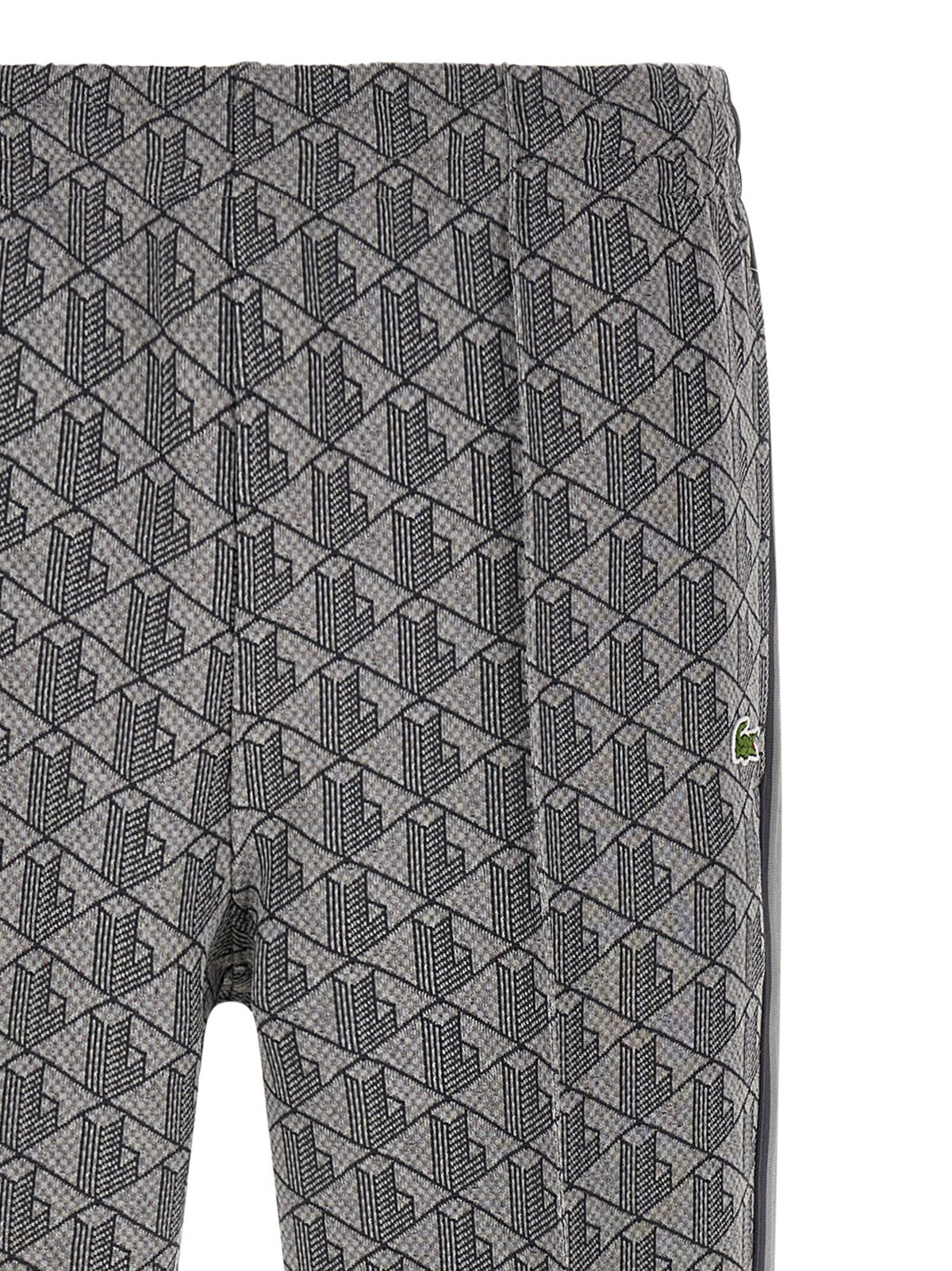 Lacoste Gray Polyester Joggers - Stylish Workout Pants