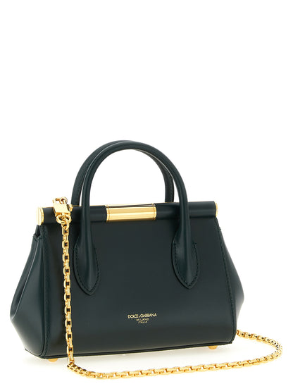 Dolce & Gabbana Bicolor Calfskin Handbag