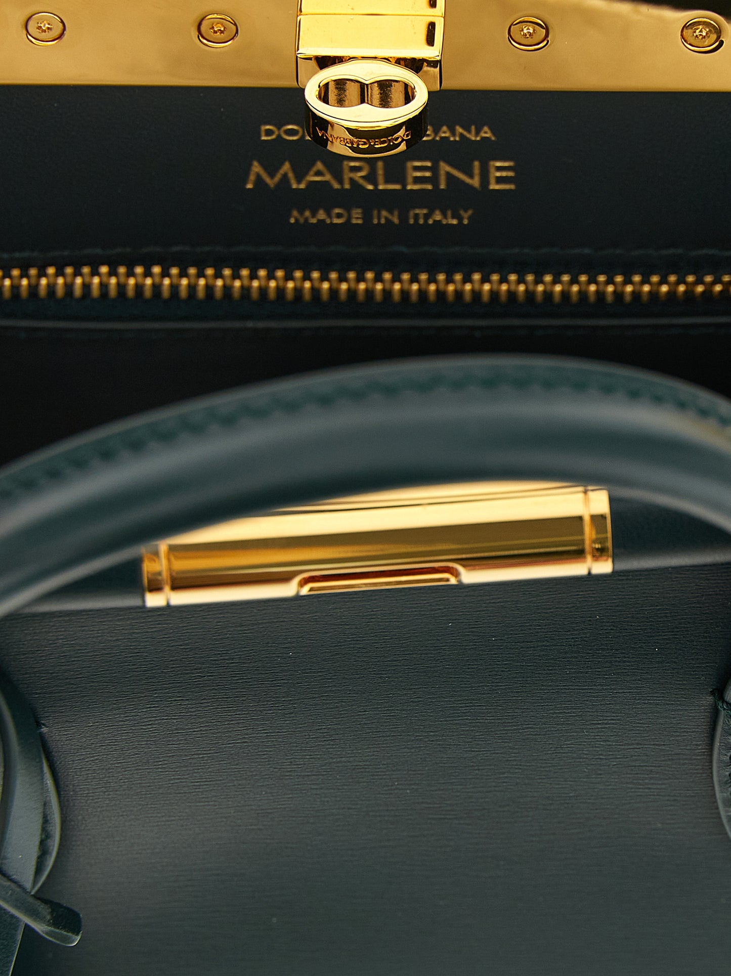 Dolce & Gabbana Bicolor Calfskin Handbag