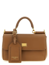Sac à main Dolce & Gabbana en veau marron